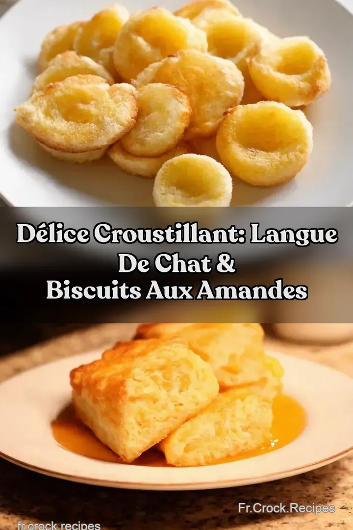 D&eacute;lice croustillant: Langue de Chat & Biscuits aux Amandes