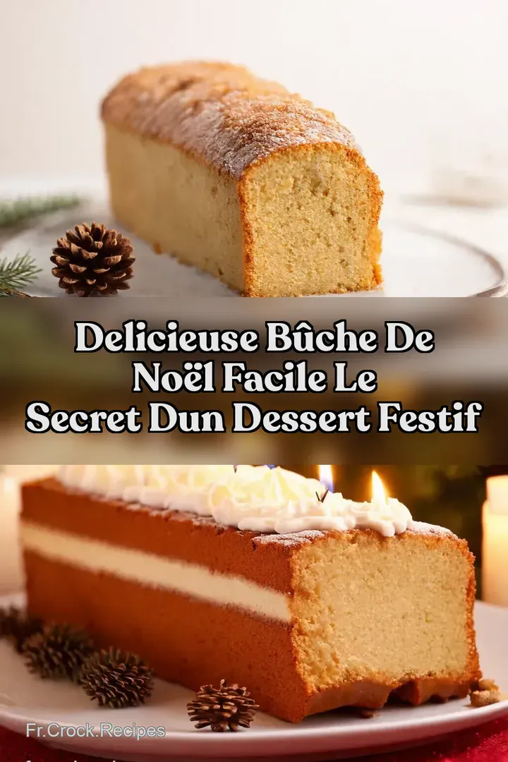 Delicieuse B&ucirc;che de No&euml;l Facile Le Secret dun Dessert Festif