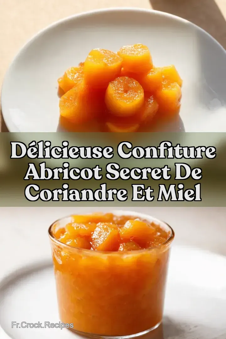 D&eacute;licieuse Confiture Abricot Secret de coriandre et Miel