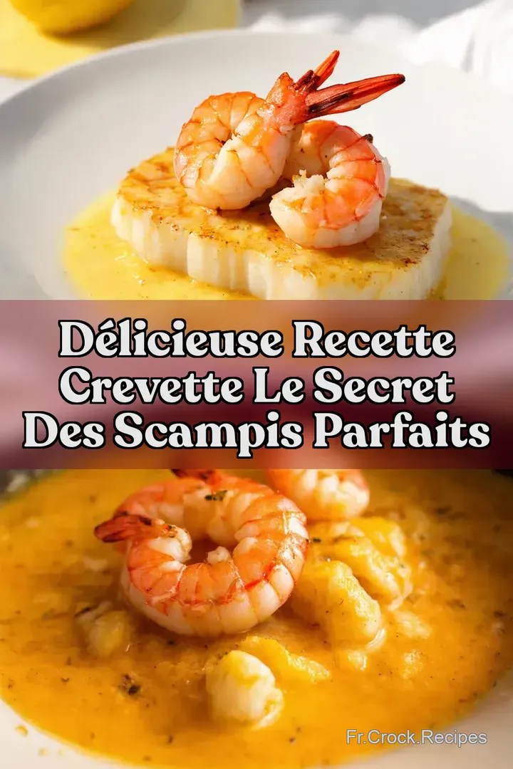 D&eacute;licieuse Recette Crevette Le Secret des Scampis Parfaits