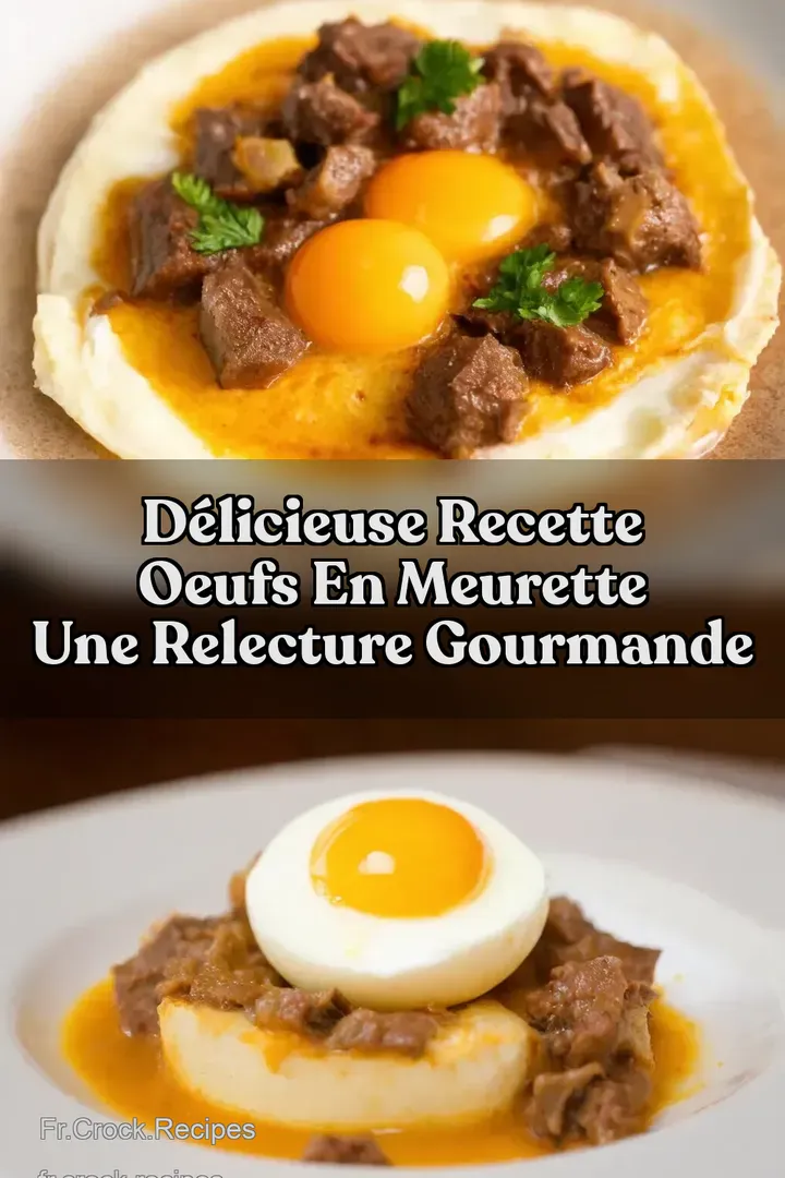 D&eacute;licieuse Recette Oeufs en Meurette Une Relecture Gourmande