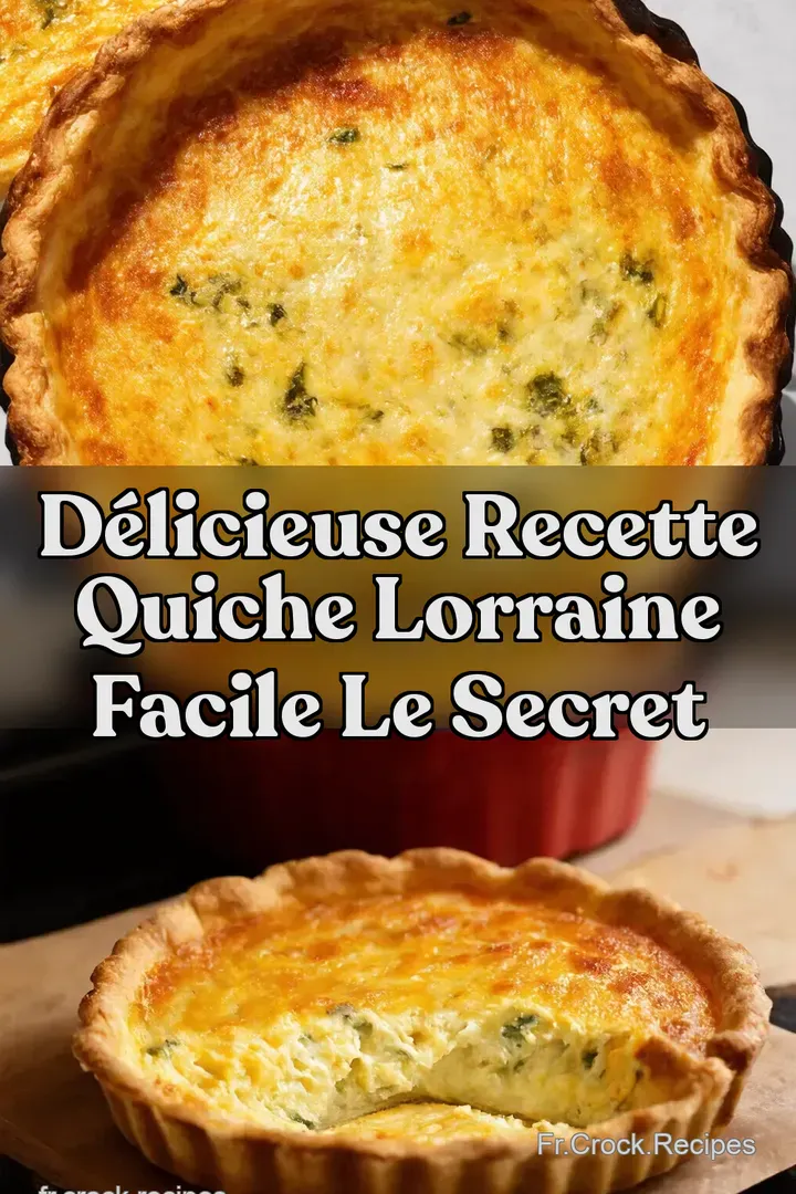 D&eacute;licieuse Recette Quiche Lorraine Facile Le Secret