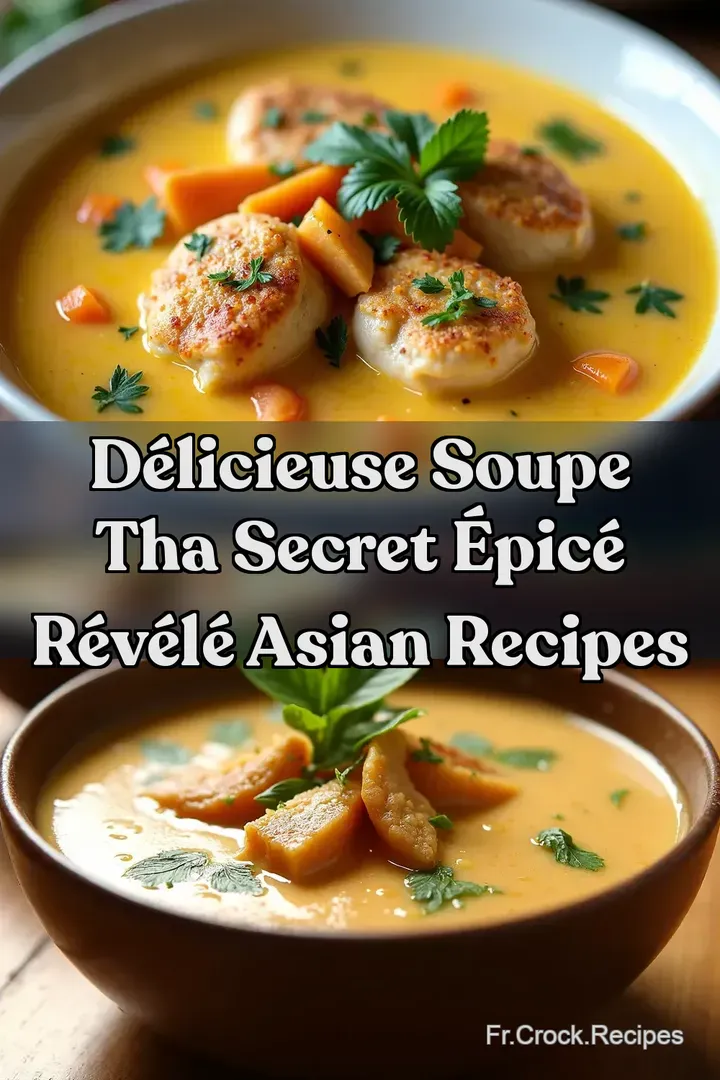 D&Eacute;LICIEUSE Soupe Tha Secret &Eacute;pic&eacute; R&eacute;v&eacute;l&eacute; Asian Recipes