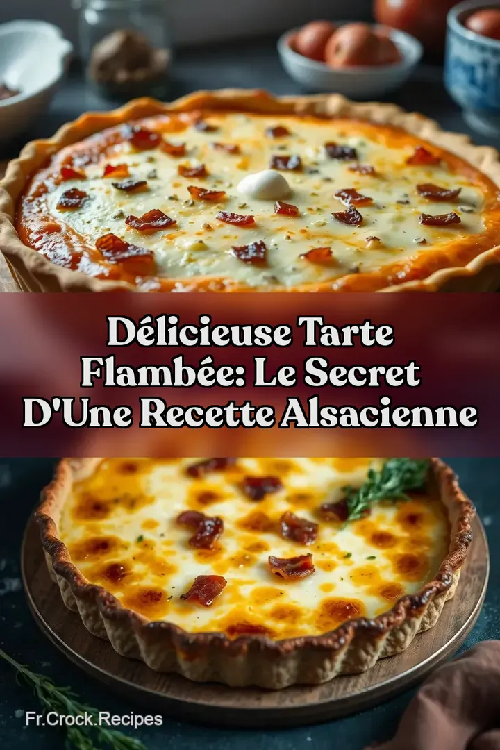 D&eacute;licieuse Tarte Flamb&eacute;e: Le Secret d une Recette Alsacienne