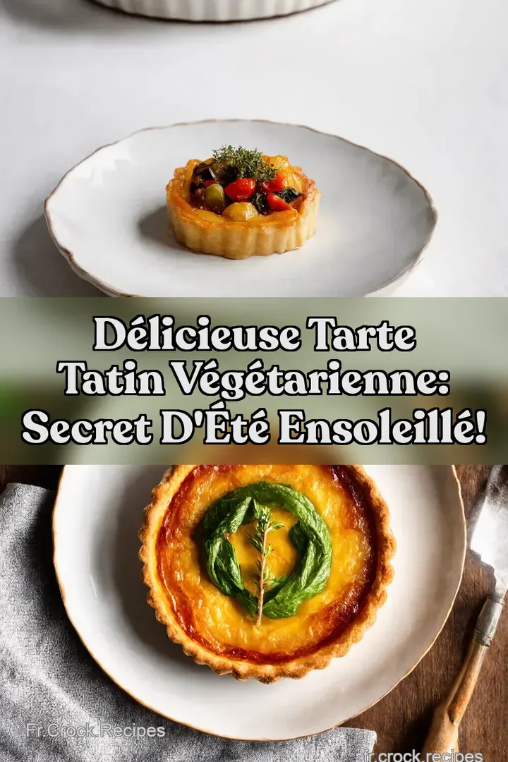 D&eacute;licieuse Tarte Tatin V&eacute;g&eacute;tarienne: Secret d &Eacute;t&eacute; Ensoleill&eacute;!