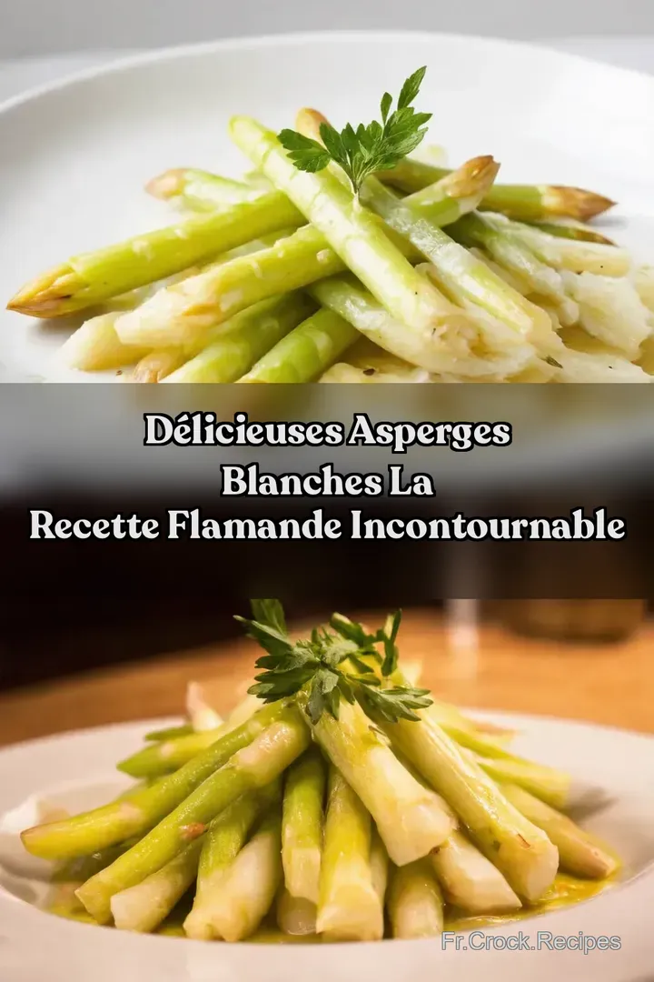 D&eacute;licieuses Asperges Blanches La Recette Flamande Incontournable