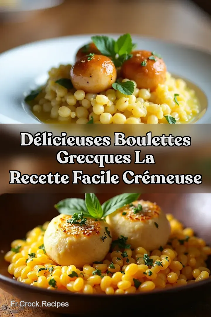 D&eacute;licieuses Boulettes Grecques La Recette Facile Cr&eacute;meuse