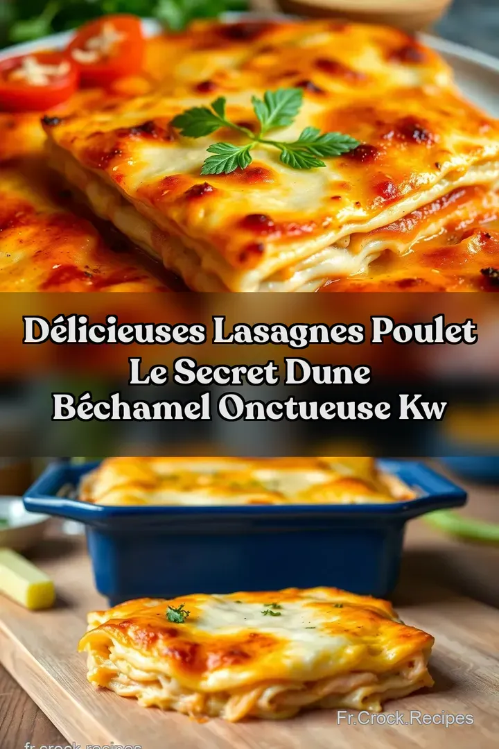 D&eacute;licieuses Lasagnes Poulet Le Secret dune B&eacute;chamel Onctueuse kw