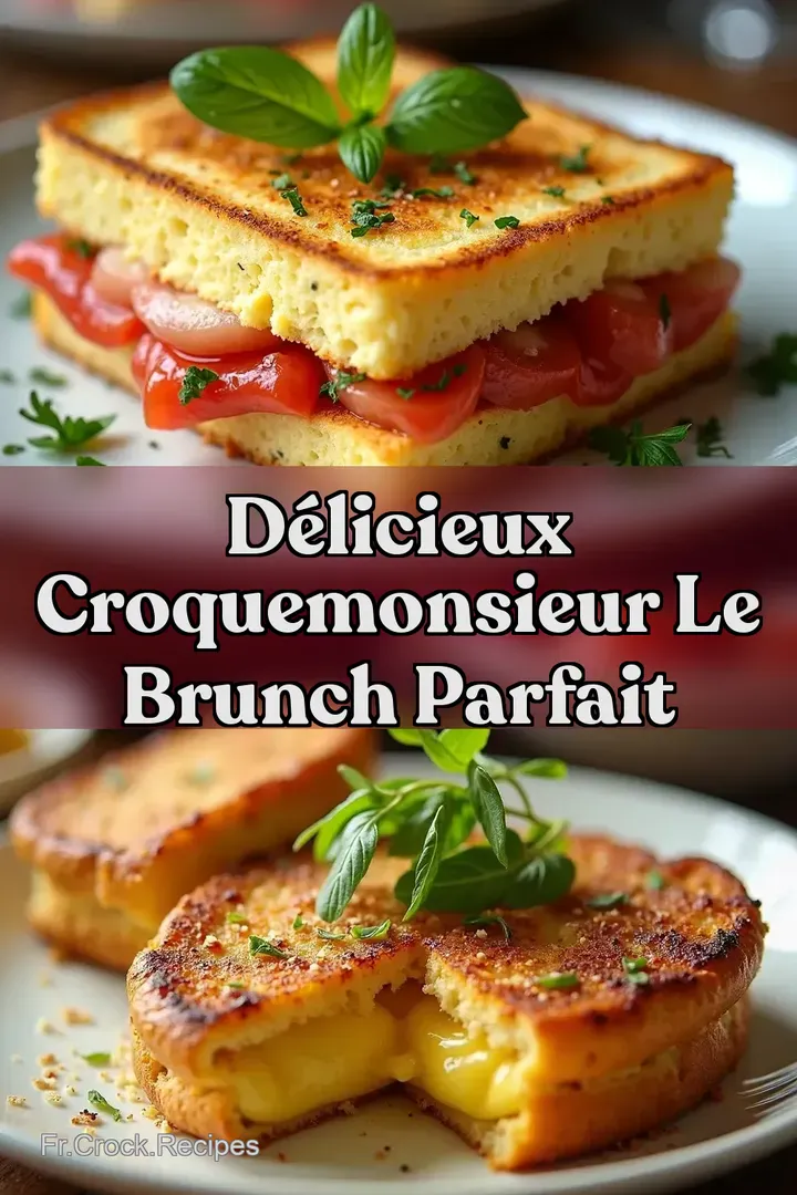 D&eacute;licieux CroqueMonsieur Le Brunch Parfait