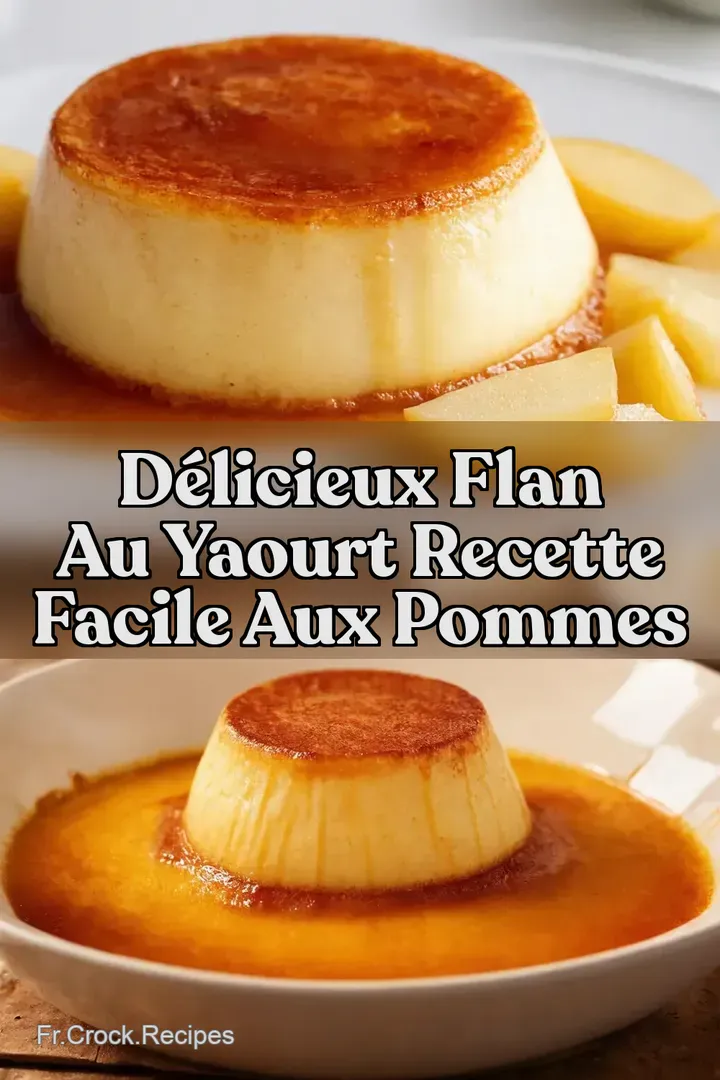 D&eacute;licieux Flan au Yaourt Recette Facile aux Pommes