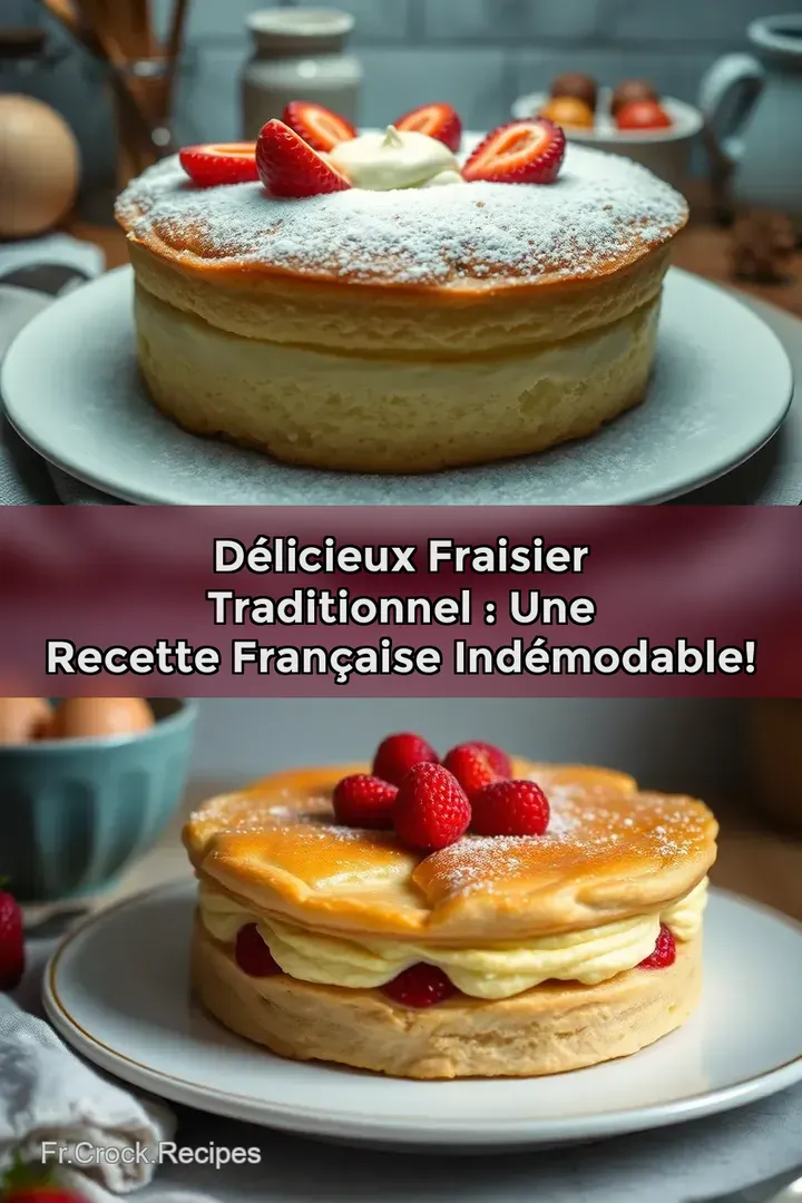 D&eacute;licieux Fraisier Traditionnel : Une Recette Fran&ccedil;aise Ind&eacute;modable!