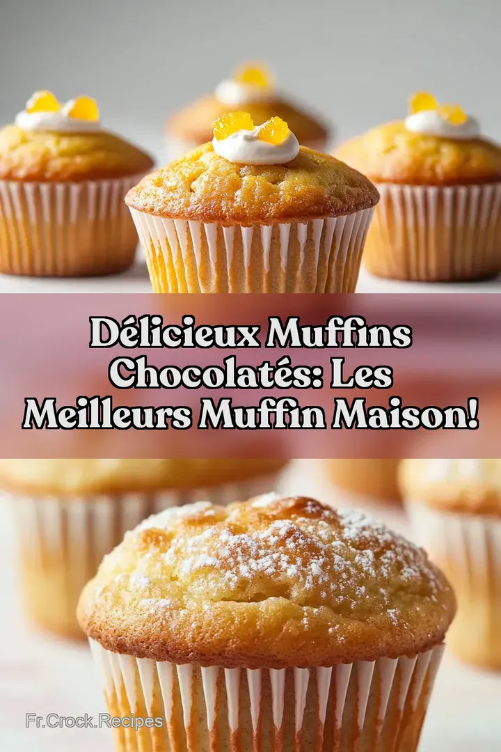 D&eacute;licieux Muffins Chocolat&eacute;s: Les Meilleurs Muffin Maison!