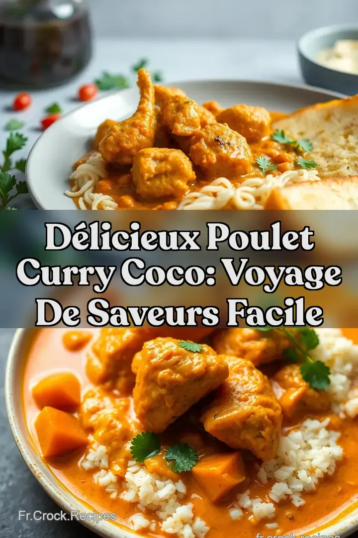 D&eacute;licieux Poulet Curry Coco: Voyage de Saveurs Facile