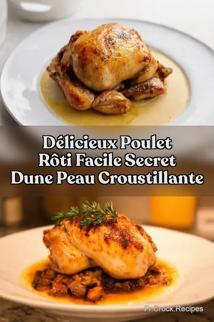 D&eacute;licieux Poulet R&ocirc;ti Facile Secret dune Peau Croustillante