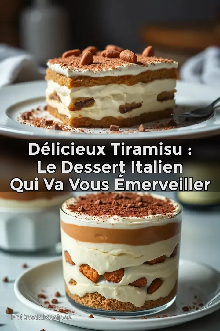 D&eacute;licieux Tiramisu : Le Dessert Italien Qui Va Vous &Eacute;merveiller