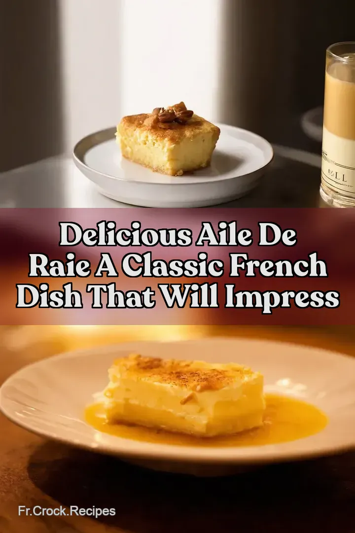 Delicious Aile de Raie A Classic French Dish that Will Impress