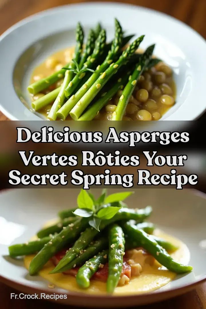 Delicious Asperges Vertes R&ocirc;ties Your Secret Spring Recipe