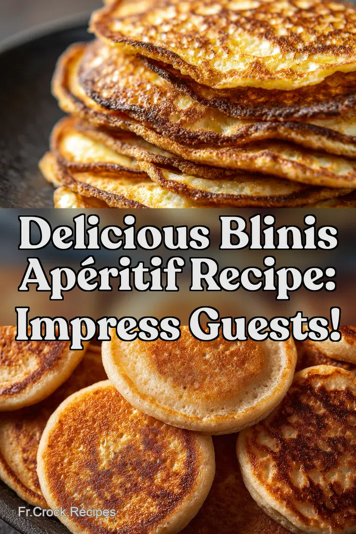 Delicious Blinis Ap&eacute;ritif Recipe: Impress Guests!