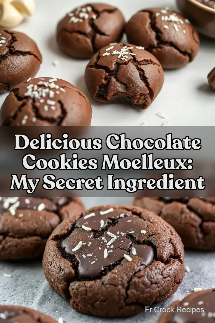 Delicious Chocolate Cookies Moelleux: My Secret Ingredient