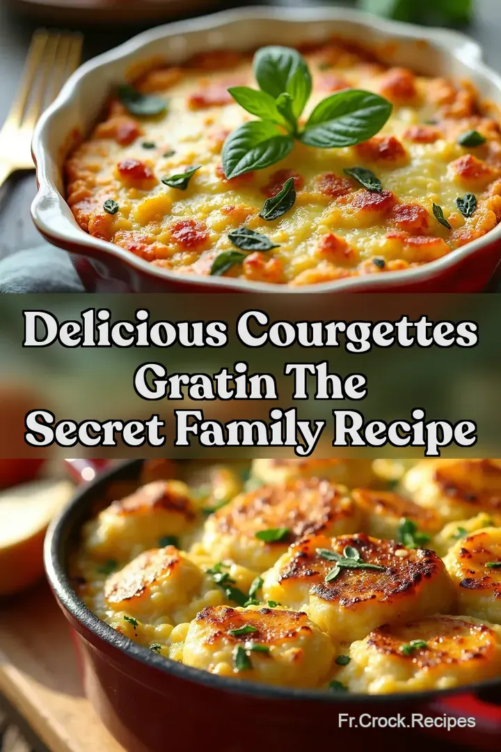 Delicious Courgettes Gratin The Secret Family Recipe