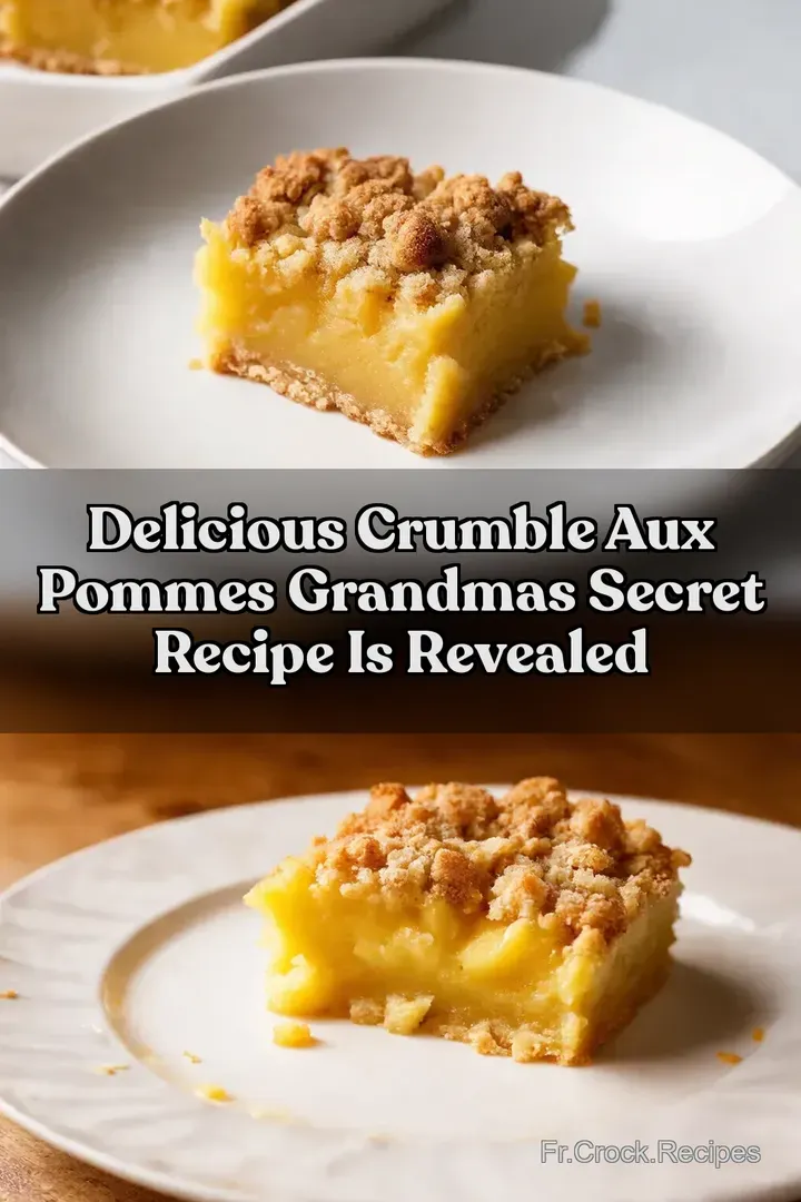 Delicious Crumble aux Pommes Grandmas Secret Recipe Is Revealed