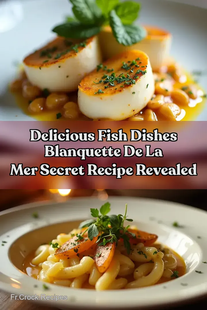 Delicious Fish Dishes Blanquette de la Mer Secret Recipe Revealed