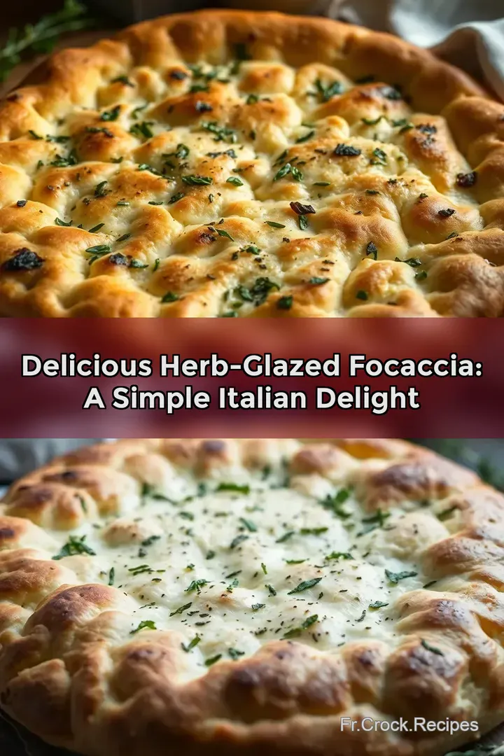 Delicious Herb-Glazed Focaccia: A Simple Italian Delight