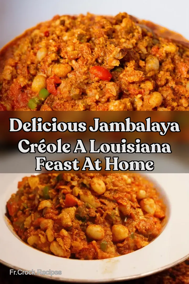 Delicious Jambalaya Cr&eacute;ole A Louisiana Feast at Home