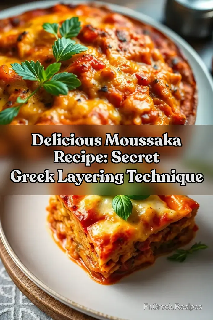 Delicious Moussaka Recipe: Secret Greek Layering Technique