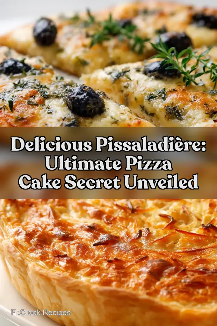 Delicious Pissaladi&egrave;re: Ultimate Pizza Cake Secret Unveiled