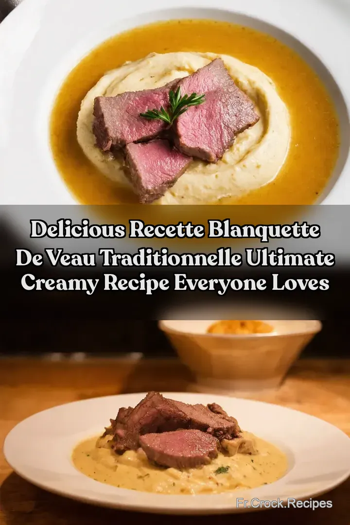 Delicious Recette Blanquette de Veau Traditionnelle Ultimate Creamy Recipe Everyone Loves