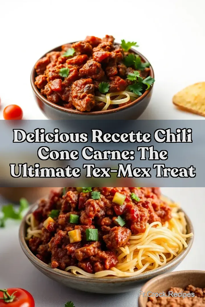 Delicious Recette Chili Cone Carne: The Ultimate Tex-Mex Treat