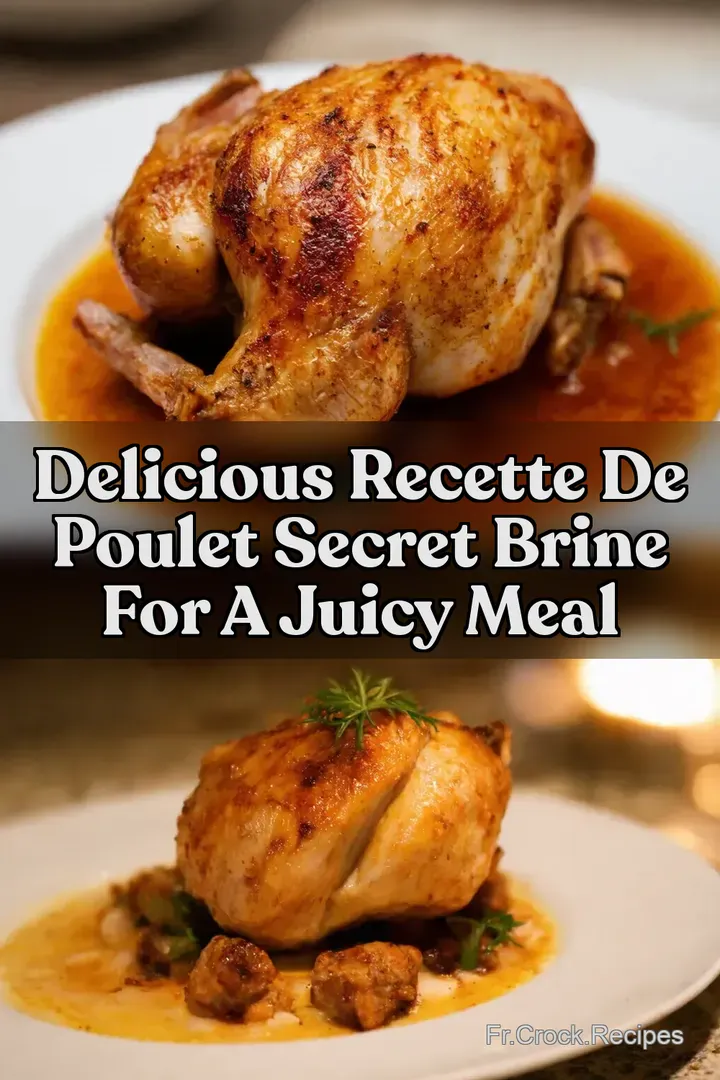 Delicious Recette de Poulet Secret Brine For A Juicy Meal