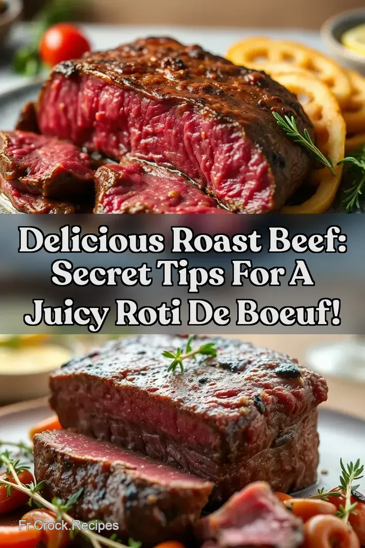 Delicious Roast Beef: Secret Tips for a Juicy Roti de Boeuf!