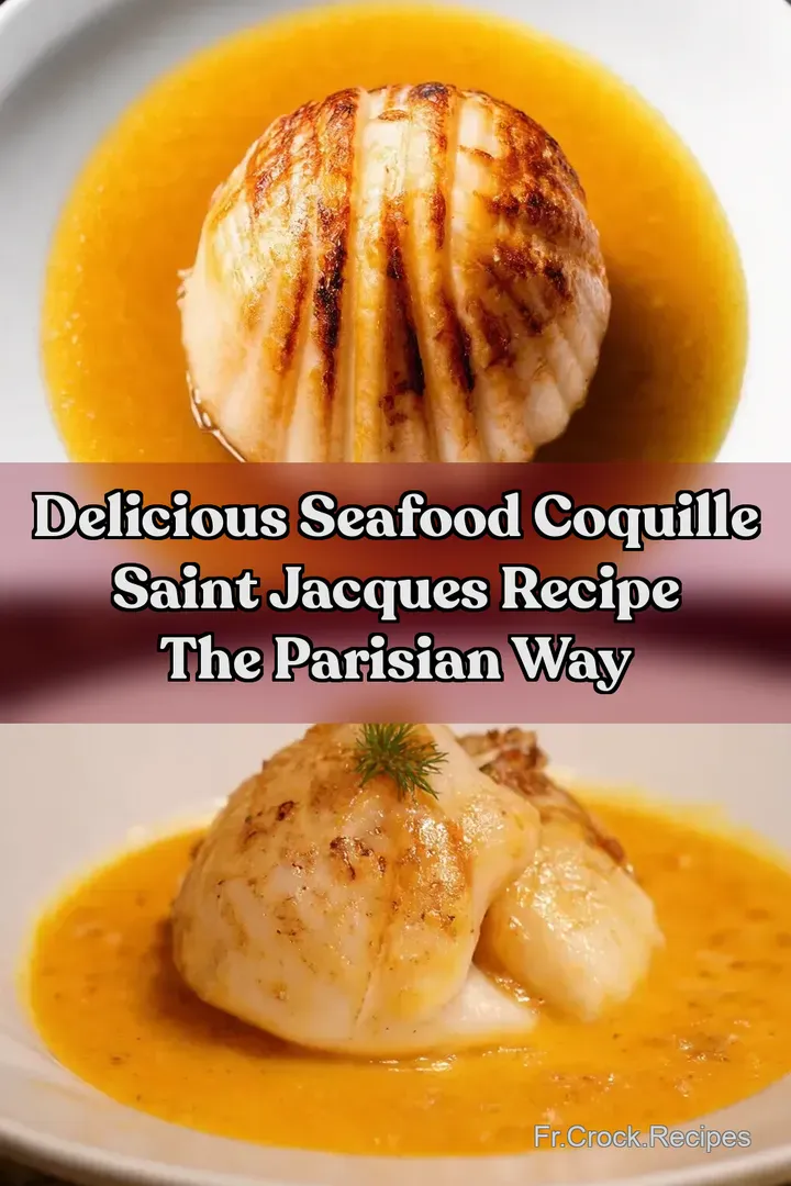 Delicious Seafood Coquille Saint Jacques Recipe the Parisian Way