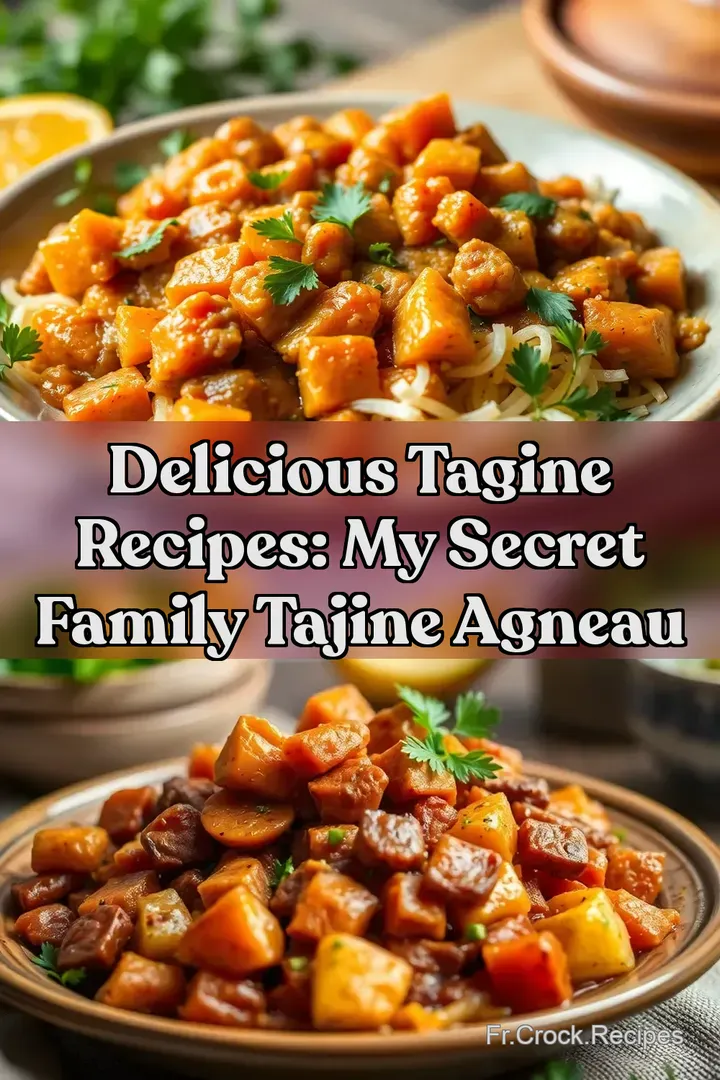 Delicious Tagine Recipes: My Secret Family Tajine Agneau