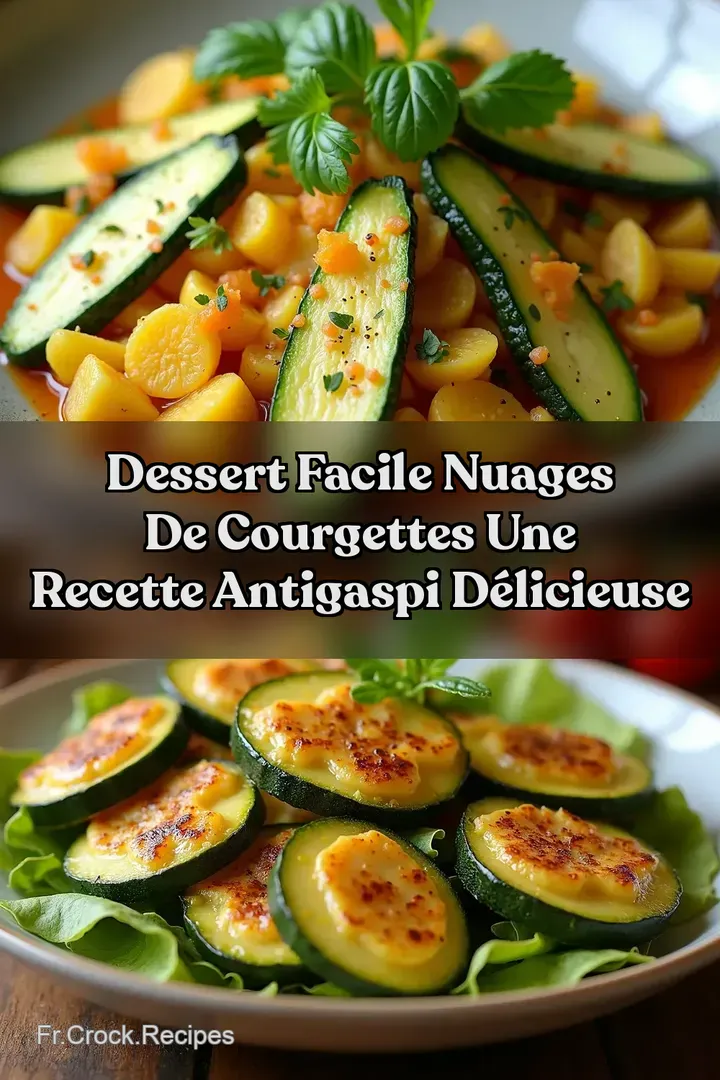 Dessert Facile Nuages de Courgettes Une Recette AntiGaspi D&eacute;licieuse