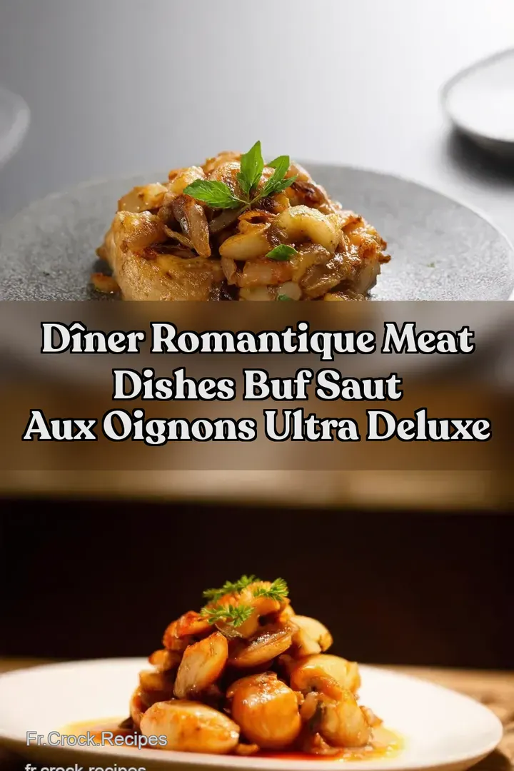 D&icirc;ner Romantique Meat Dishes Buf Saut aux Oignons Ultra Deluxe
