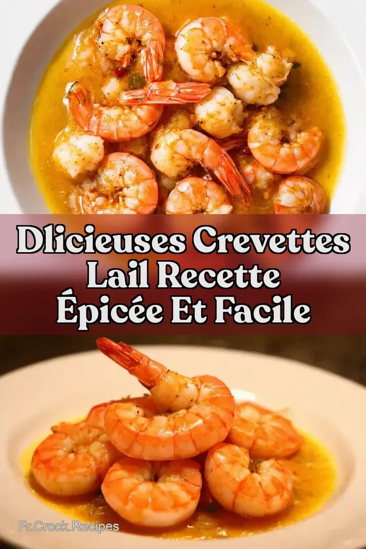 Dlicieuses Crevettes lAil Recette &Eacute;pic&eacute;e et Facile