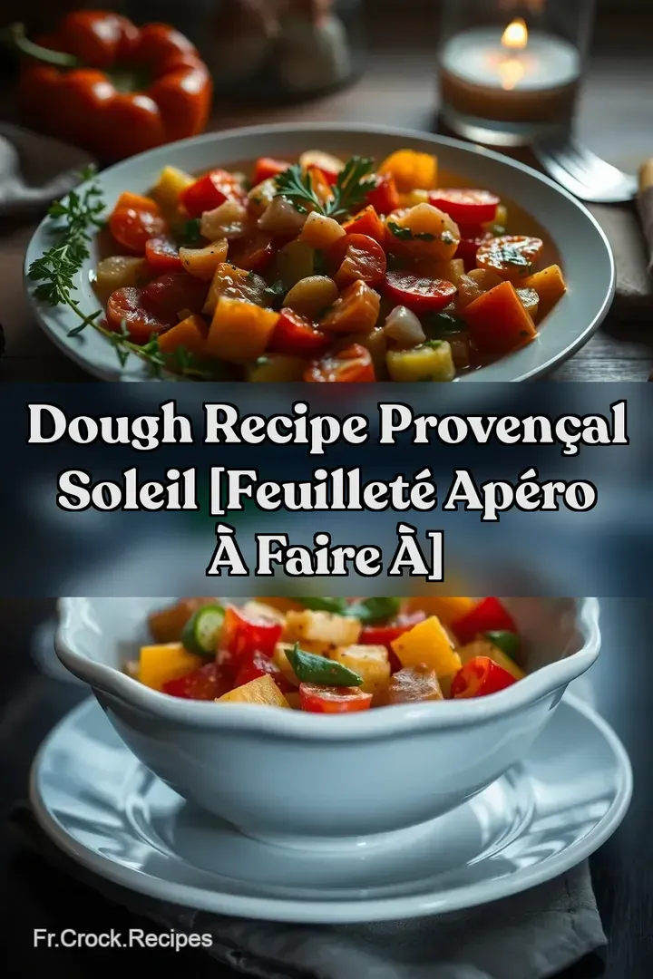 Dough Recipe Proven&ccedil;al Soleil [feuillet&eacute; ap&eacute;ro &agrave; faire &agrave;]