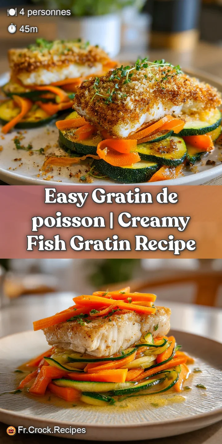 Gros plan sur des morceaux de poisson blanc tendre sous une cro&ucirc;te de fromage fondue, dor&eacute;e et l&eacute;g&egrave;rement bull&eacute;e.