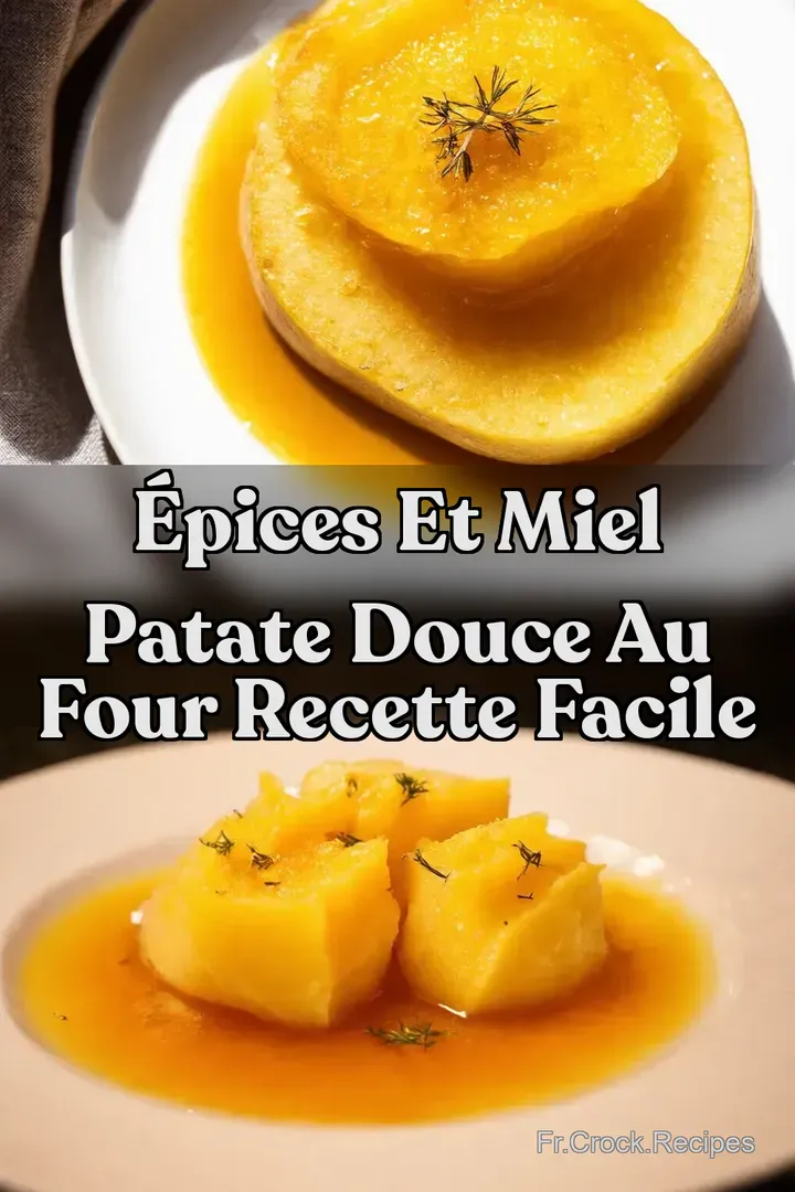 &Eacute;pices et Miel Patate Douce au Four Recette Facile