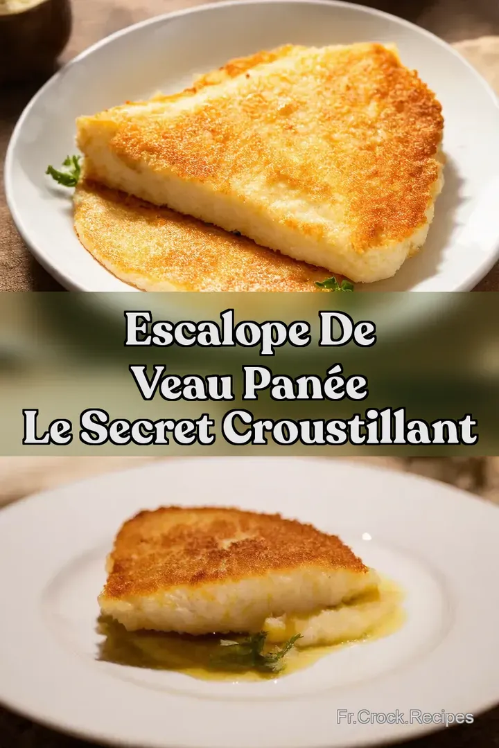 Escalope de veau pan&eacute;e Le Secret Croustillant