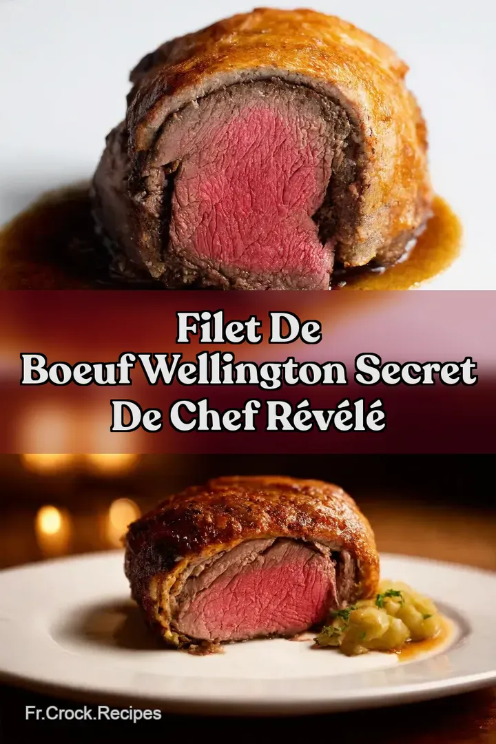 Filet de Boeuf Wellington Secret de Chef R&eacute;v&eacute;l&eacute;