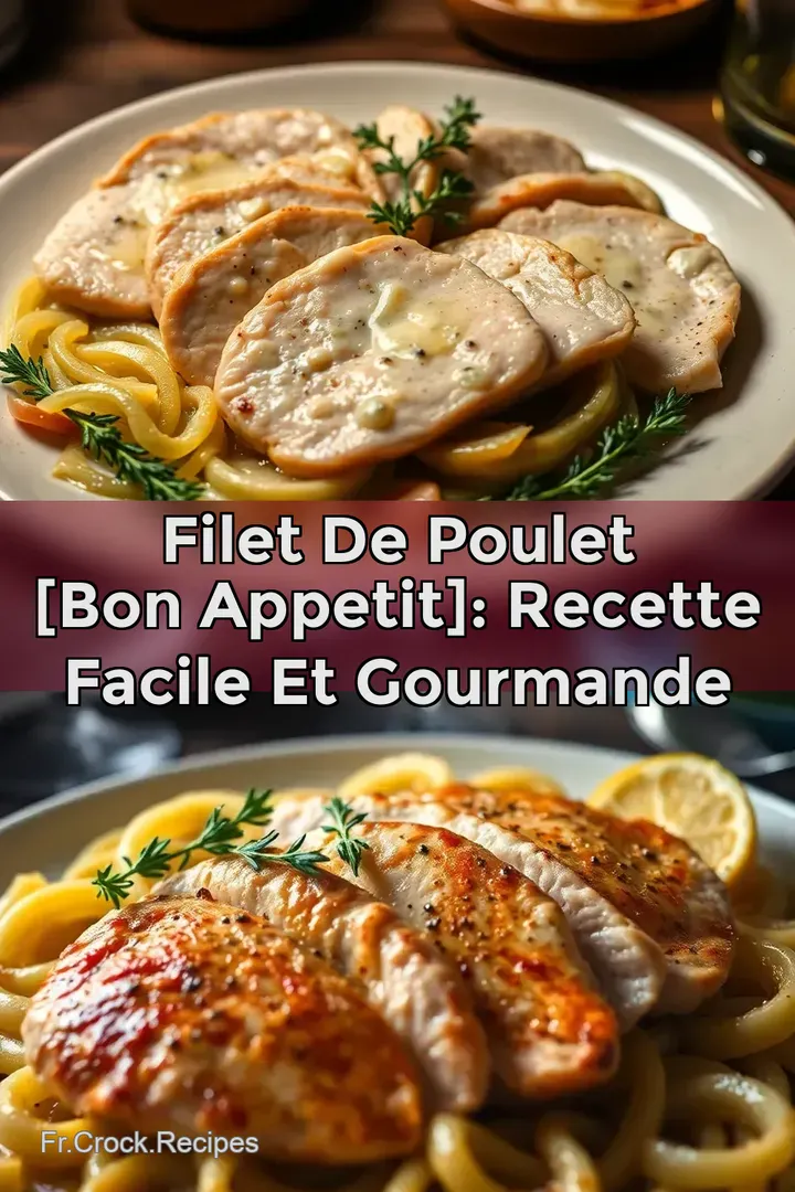 Filet de Poulet [Bon Appetit]: Recette Facile et Gourmande