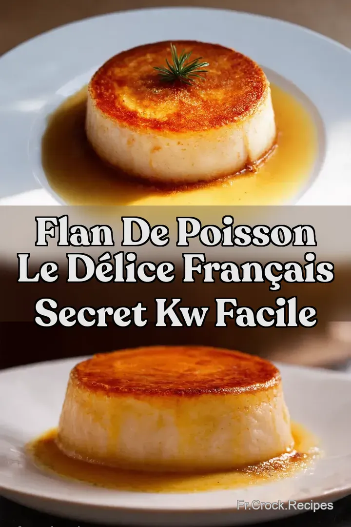 Flan de Poisson Le D&eacute;lice Fran&ccedil;ais Secret kw Facile