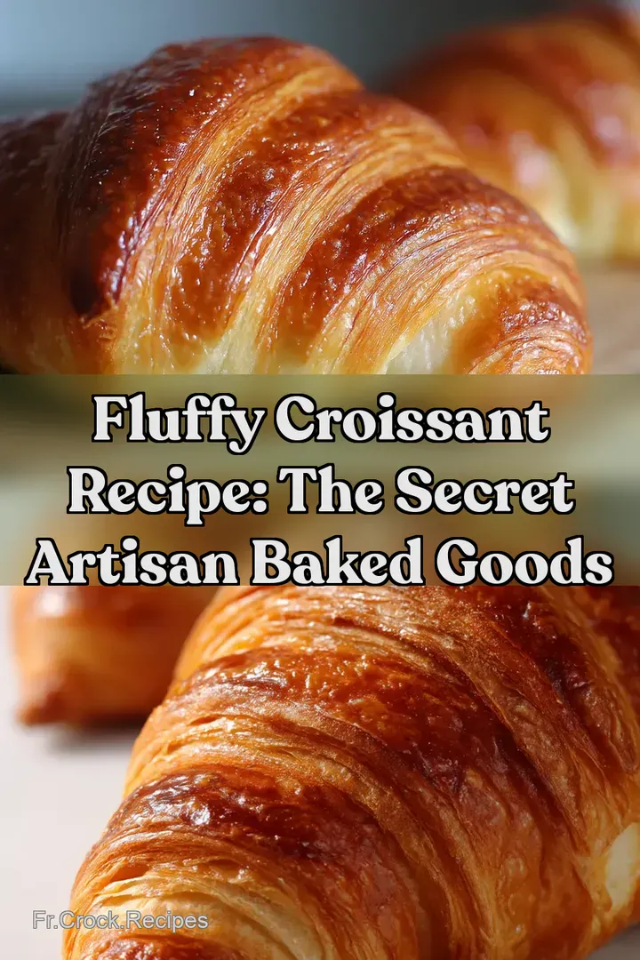 Fluffy Croissant Recipe: The Secret Artisan Baked Goods