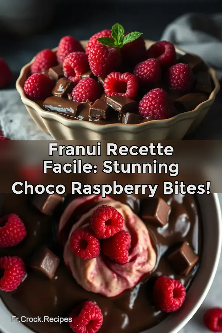 Franui Recette Facile: Stunning Choco Raspberry Bites!