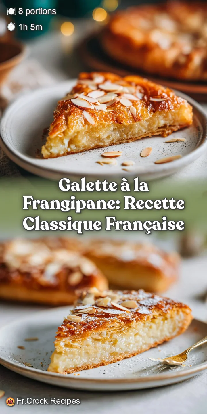 Close-up of frangipane galette filling. Notice the soft, moist almond texture and the perfectly browned, buttery crust edges.