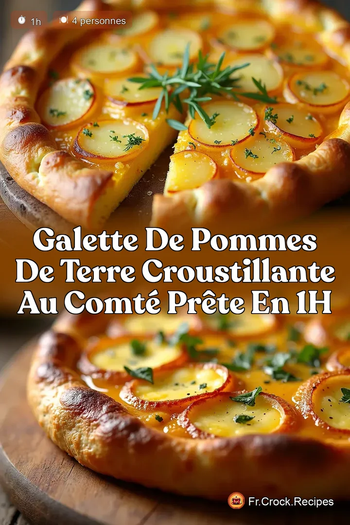 Galette de Pommes de Terre Croustillante au Comt&eacute; Pr&ecirc;te en 1h